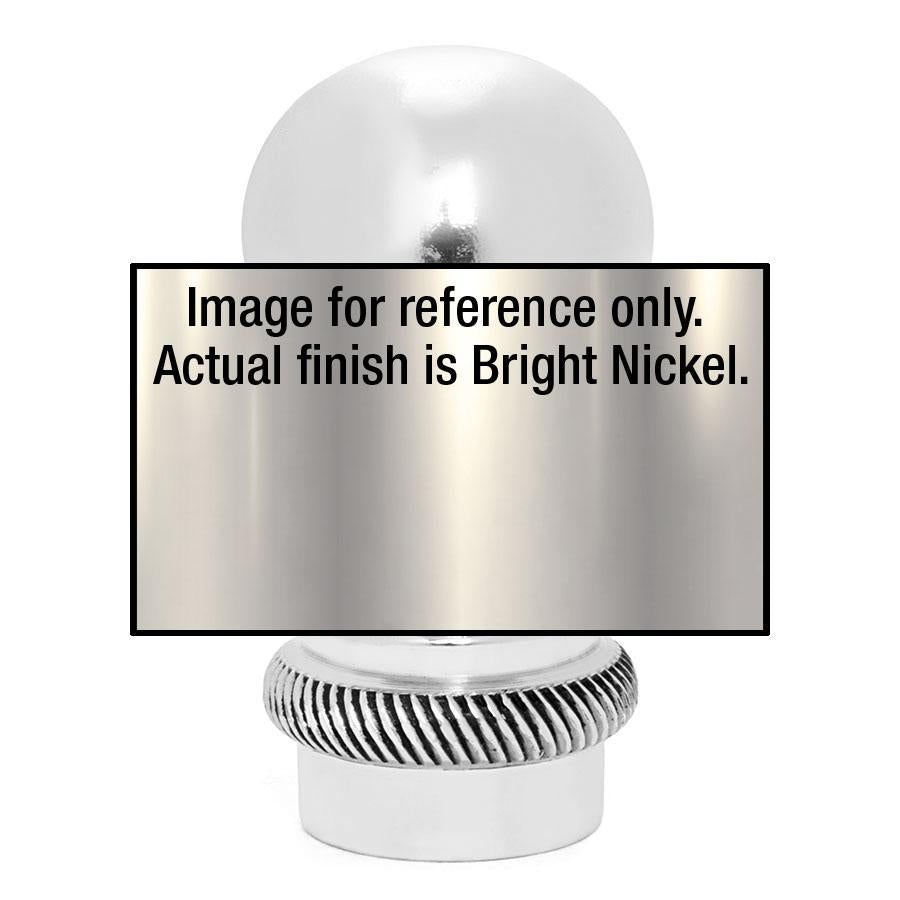 3/4 Double Knurled Ball Finial - Liberty Brass