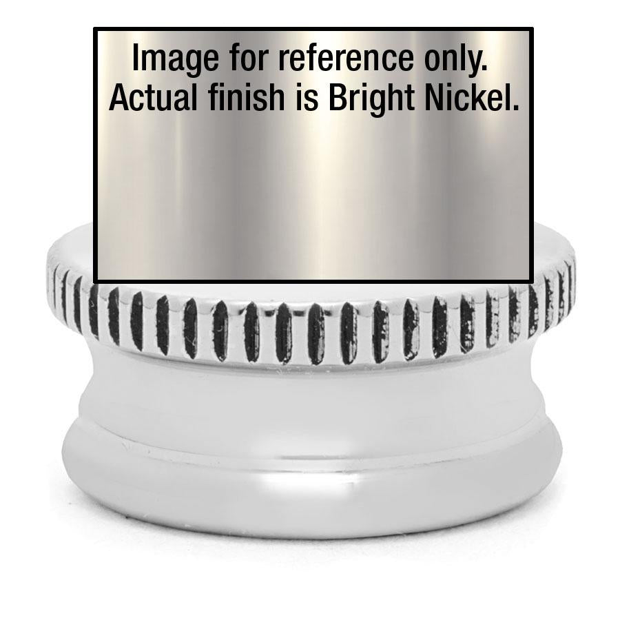 Knurled Canopy Caps - Liberty Brass