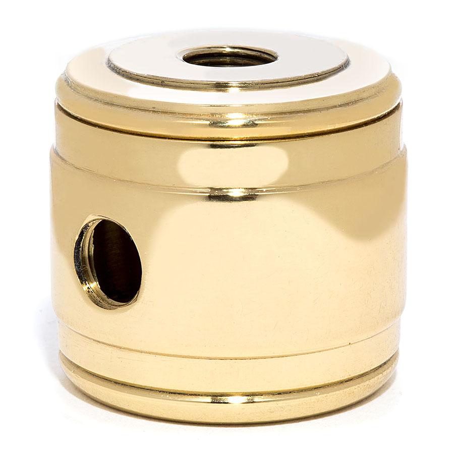 1 1/2 Colonial Body (Tap 1/8 P) and Cover (Tap 1/8 P) - Liberty Brass