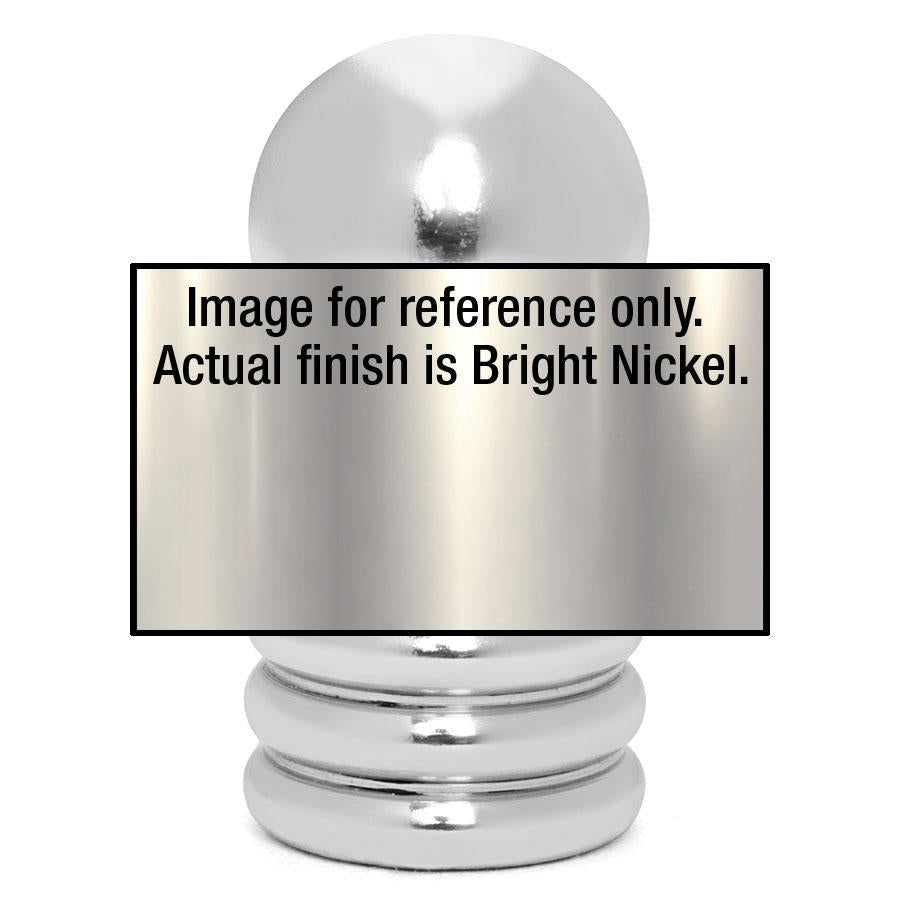 3 Ring Finial - Liberty Brass