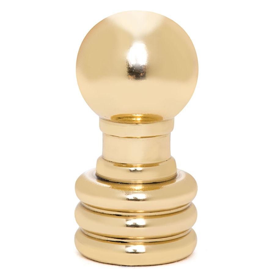 3 Ring Finial - Liberty Brass