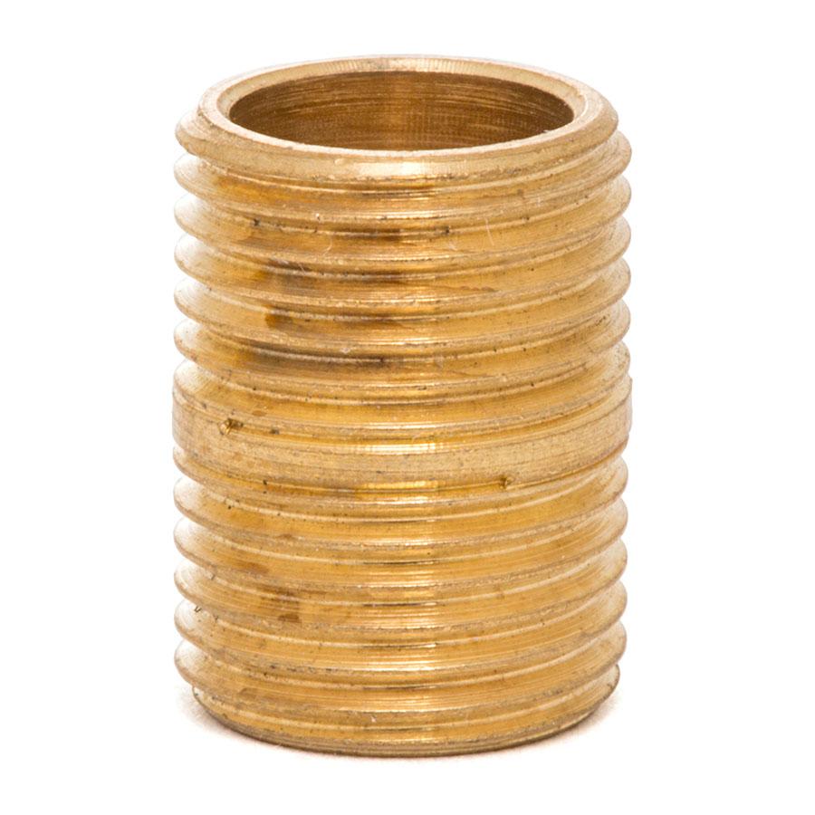 Male X Male Shoulder Nipples W/Stop In Center - Liberty Brass