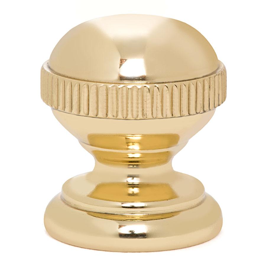 Knurled Ball Finial - Liberty Brass