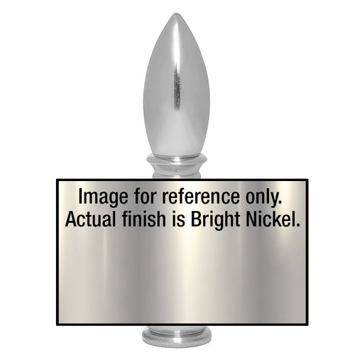 Large Bullet Finial Liberty Brass