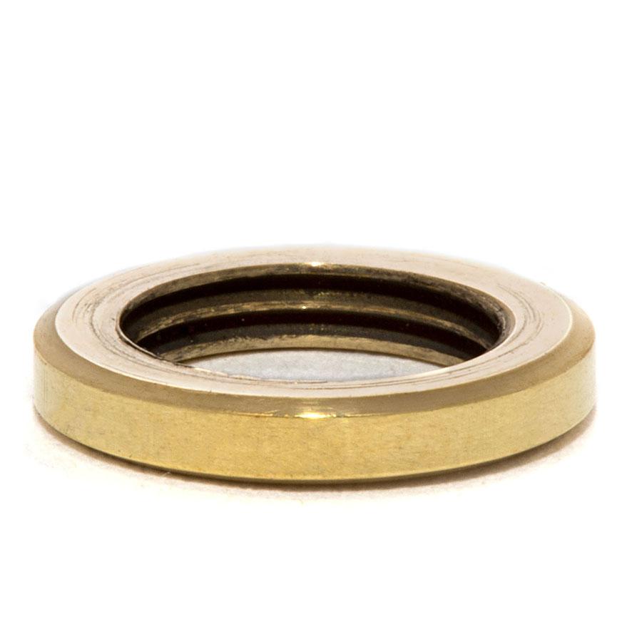 9/16 Plain Round Locknut - Liberty Brass
